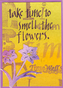 Time_SmellFlowers#3